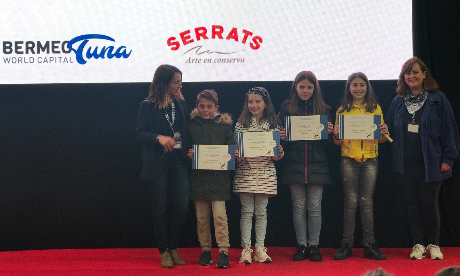 Entrega de premios del concurso de cuentos Bermeo Tuna World Capital Serrats